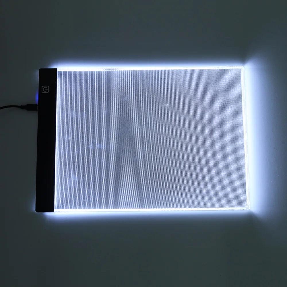 LED Graphic Tablet Writing Painting Light Box Tracing Board Copy Pads Digital Drawing Tablet Artcraft A4 Copy Table LED Board
