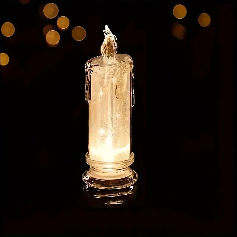 LED Pillar Candles Christmas Decor, Flameless