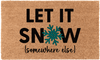Let it Snow, Somewhere Else - 16"x24"