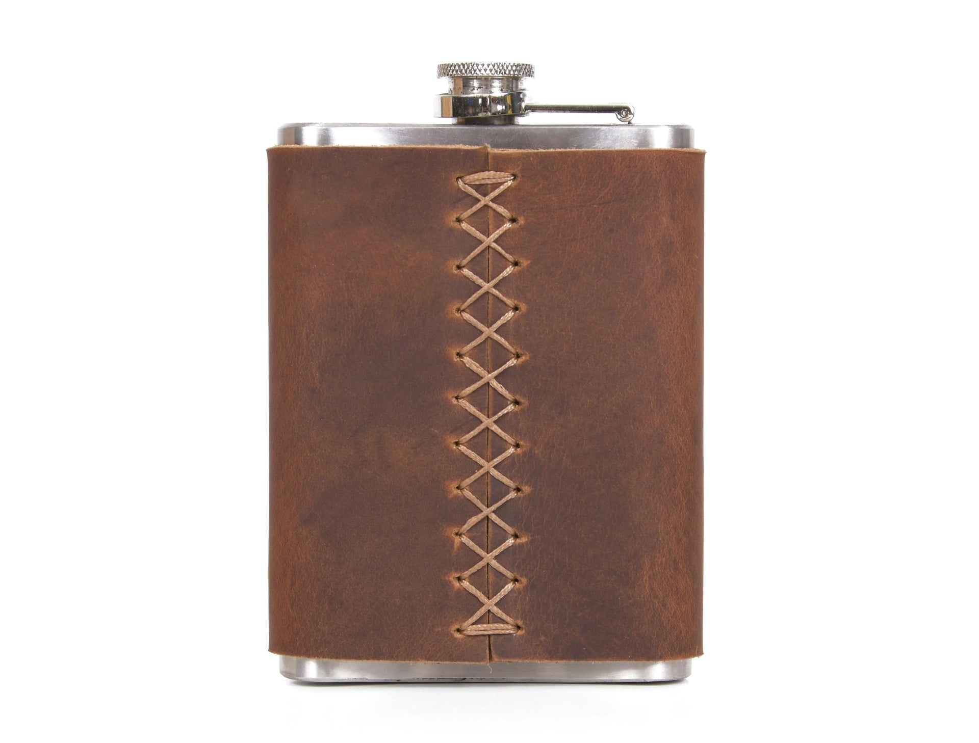 Leather Wine Flask Cover - Gifts for You 'n Me