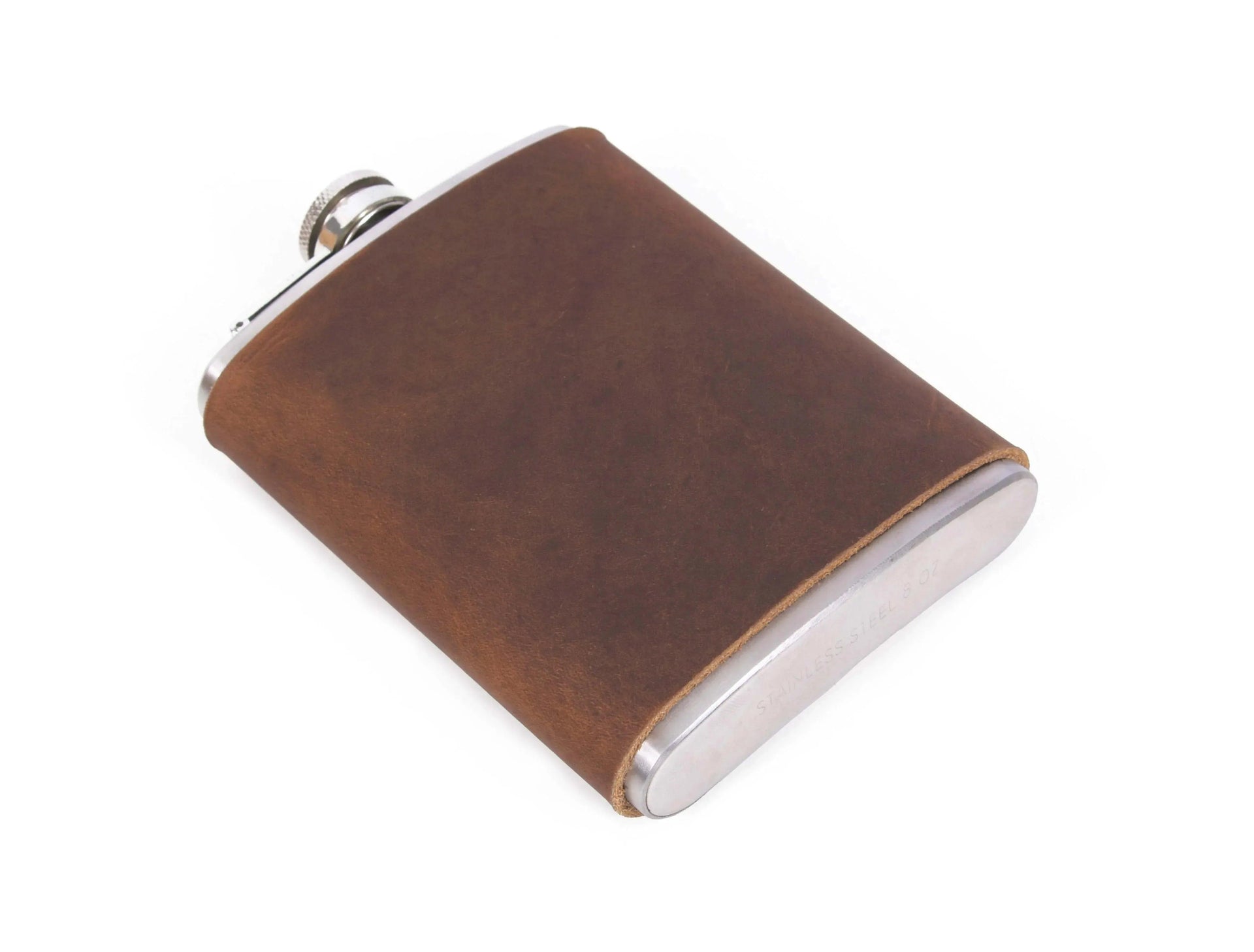 Leather Wine Flask Cover - Gifts for You 'n Me