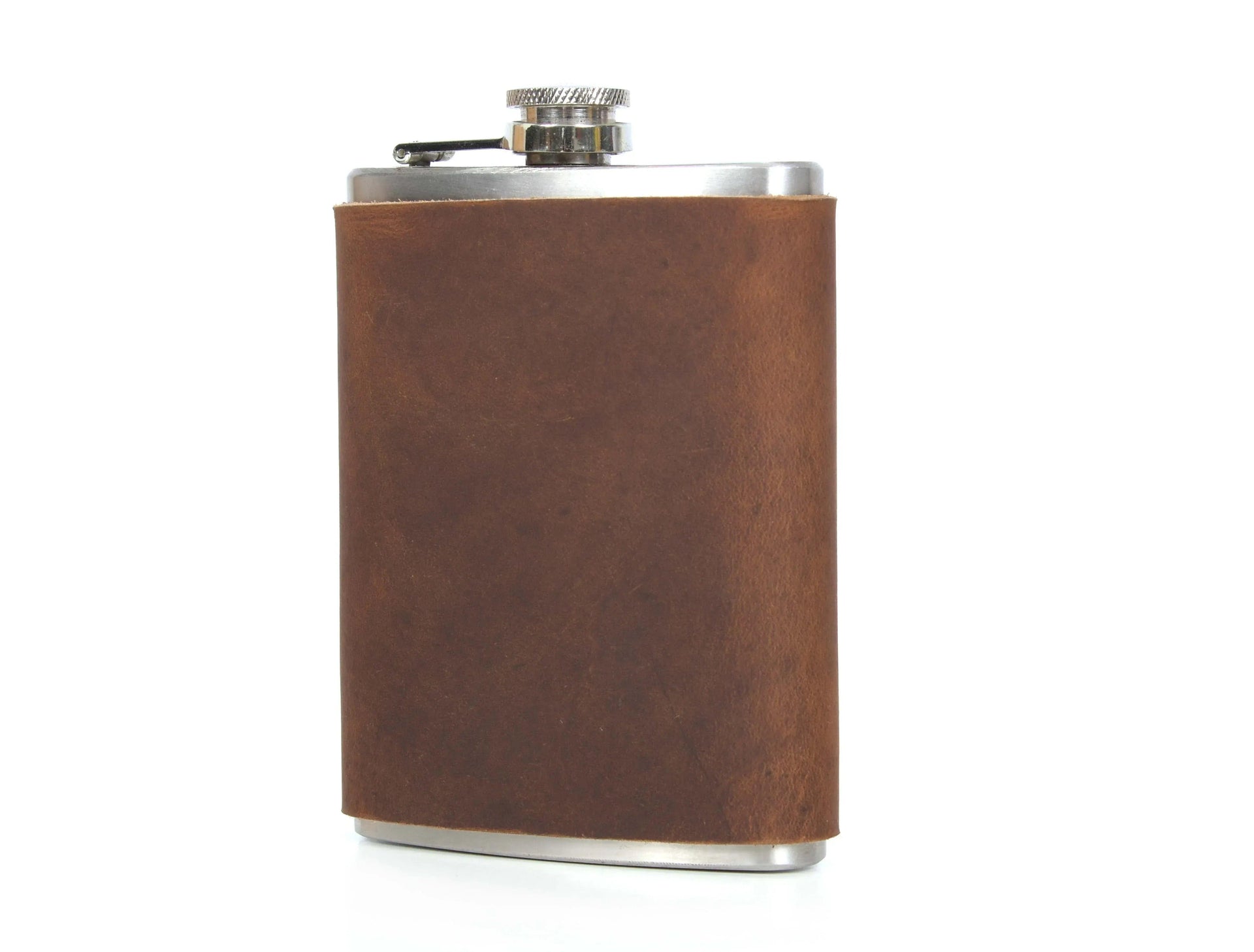 Leather Wine Flask Cover - Gifts for You 'n Me