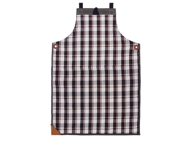 Fremont Leather Canvas Apron - Distressed grey - Gifts for You 'n Me