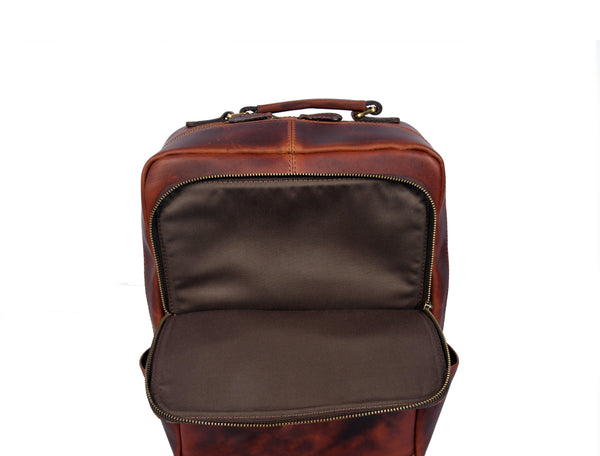 Tolredo Hudson Leather Backpack (Midnight Oak)