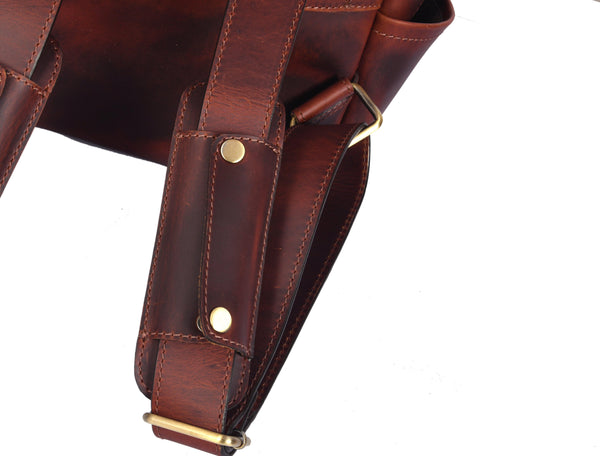 Tolredo Hudson Leather Backpack (Midnight Oak)