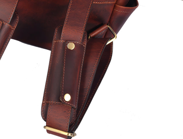 Tolredo Hudson Leather Backpack (Midnight Oak)