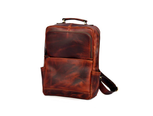 Tolredo Hudson Leather Backpack (Midnight Oak)