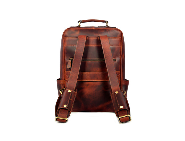 Tolredo Hudson Leather Backpack (Midnight Oak)