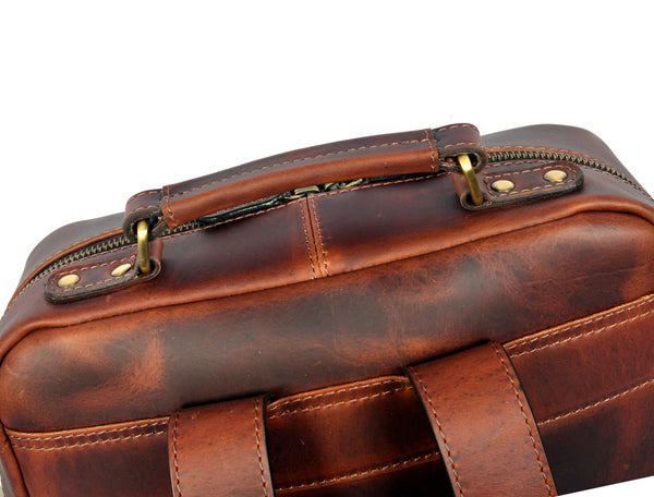 Tolredo Hudson Leather Backpack (Midnight Oak)