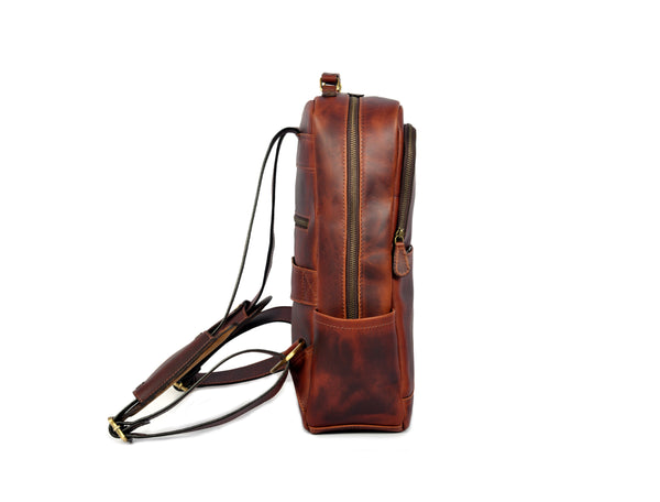 Tolredo Hudson Leather Backpack (Midnight Oak)