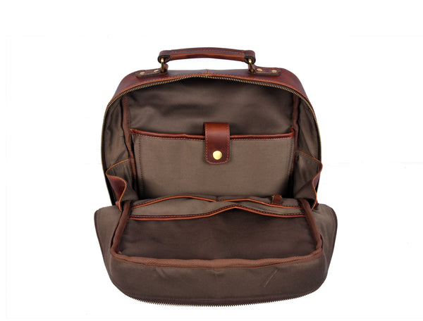 Tolredo Hudson Leather Backpack (Midnight Oak)