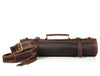 Vicenza Leather Knife Roll - Walnut Brown ( KR-53 )