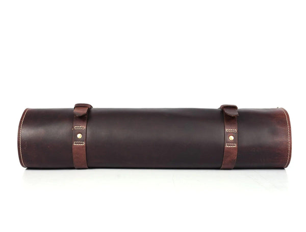 Vicenza Leather Knife Roll - Walnut Brown ( KR-53 ) - Gifts for You 'n Me