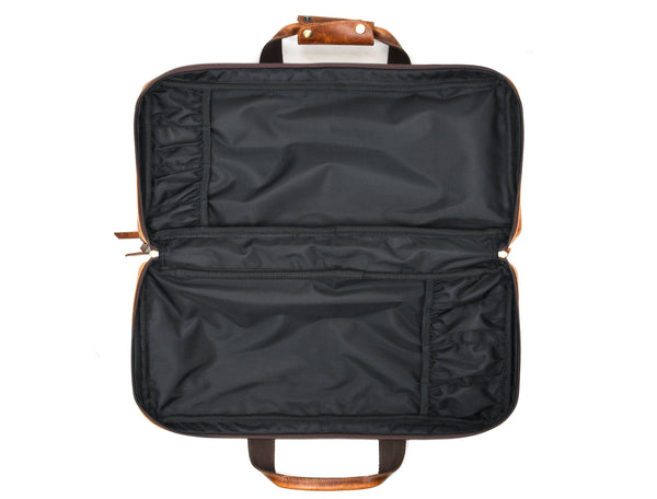 Salerno Leather Chef Knife Case Stress Brown (KR-61)