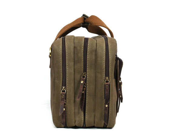 Salerno Canvas Chef Knife Case Olive Green (KR-62) - Gifts for You 'n Me