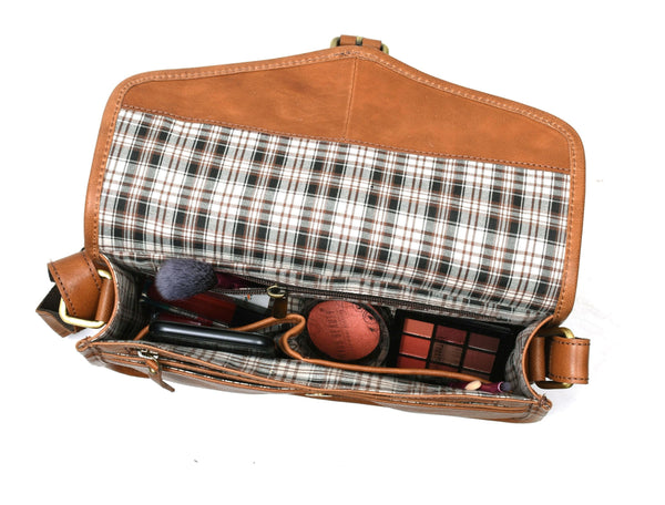 Calgary Leather Cross Body Bag