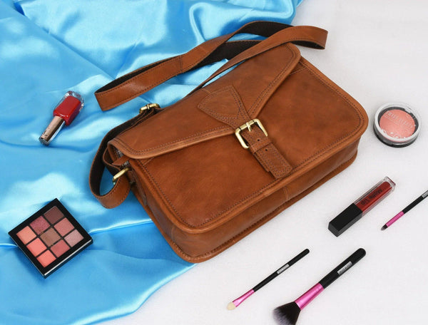 Calgary Leather Cross Body Bag - Gifts for You 'n Me