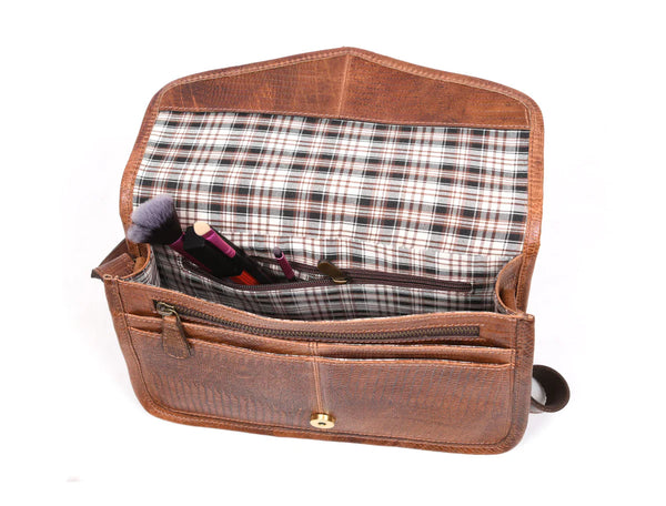 Calgary Leather Cross Body Bag