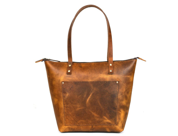 Cassidy Leather Tote Bag - Gifts for You 'n Me