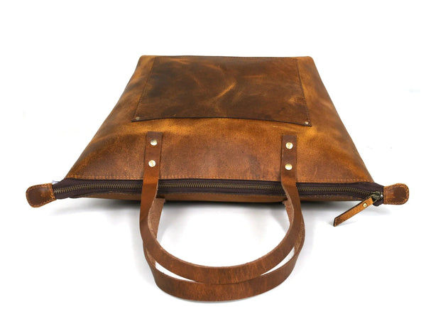 Cassidy Leather Tote Bag - Gifts for You 'n Me
