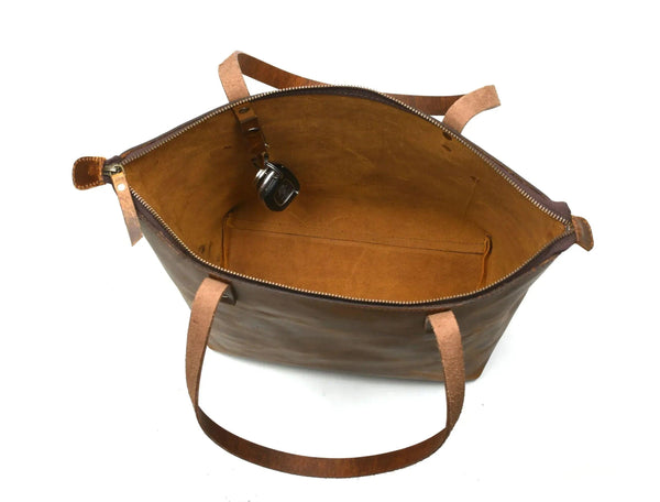 Cassidy Leather Tote Bag - Gifts for You 'n Me