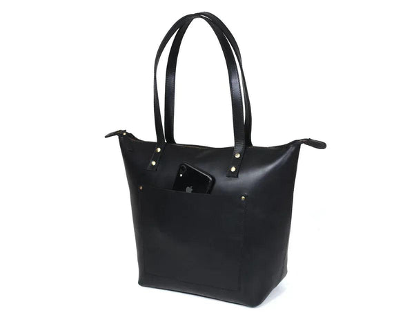 Cassidy Leather Tote Bag - Gifts for You 'n Me