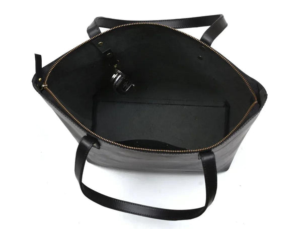 Cassidy Leather Tote Bag - Gifts for You 'n Me