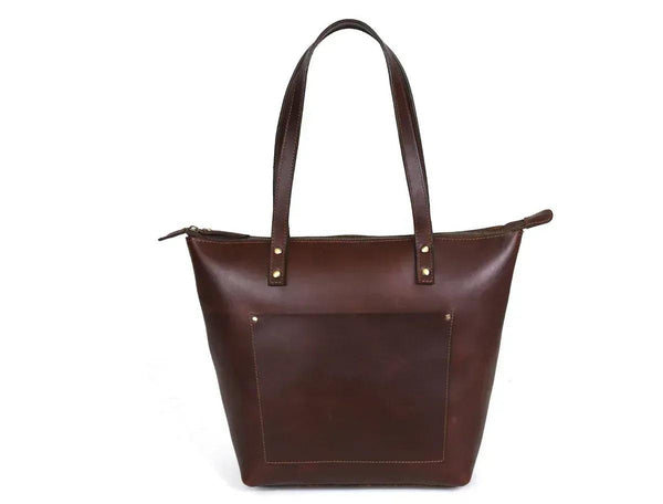 Cassidy Leather Tote Bag - Gifts for You 'n Me