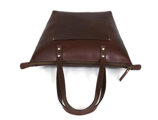 Cassidy Leather Tote Bag - Gifts for You 'n Me