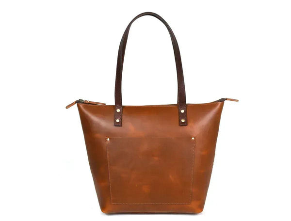 Cassidy Leather Tote Bag - Gifts for You 'n Me