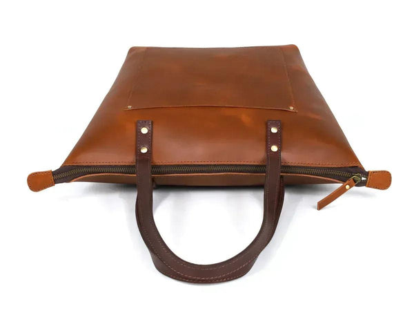 Cassidy Leather Tote Bag - Gifts for You 'n Me