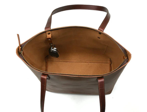 Cassidy Leather Tote Bag - Gifts for You 'n Me