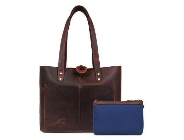 Leather Willow Tote - Gifts for You 'n Me