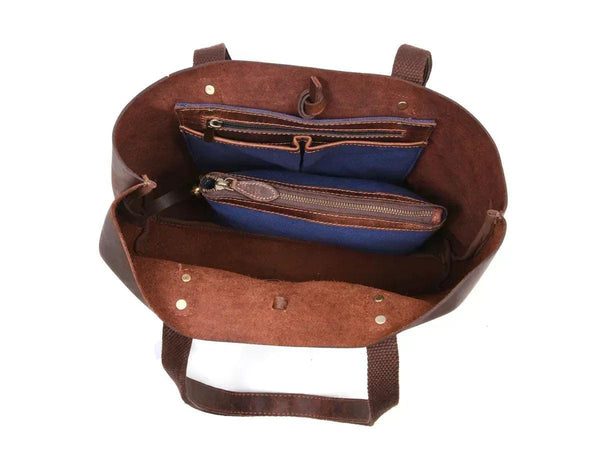 Leather Willow Tote - Gifts for You 'n Me