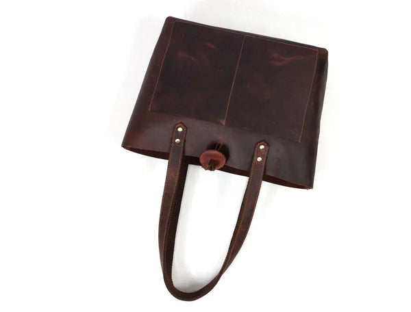 Leather Willow Tote - Gifts for You 'n Me