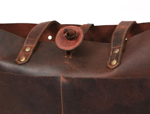 Leather Willow Tote - Gifts for You 'n Me