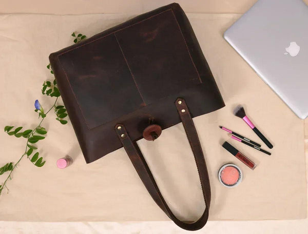 Leather Willow Tote - Gifts for You 'n Me