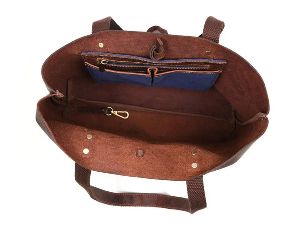 Leather Willow Tote - Gifts for You 'n Me