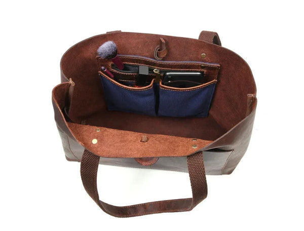 Leather Willow Tote - Gifts for You 'n Me