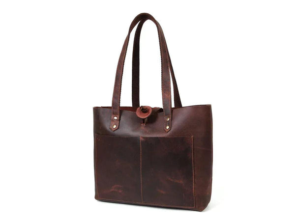Leather Willow Tote - Gifts for You 'n Me