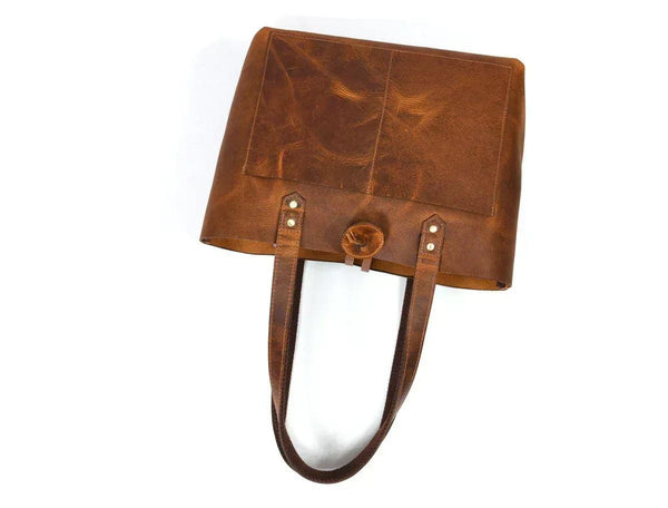 Leather Willow Tote - Gifts for You 'n Me