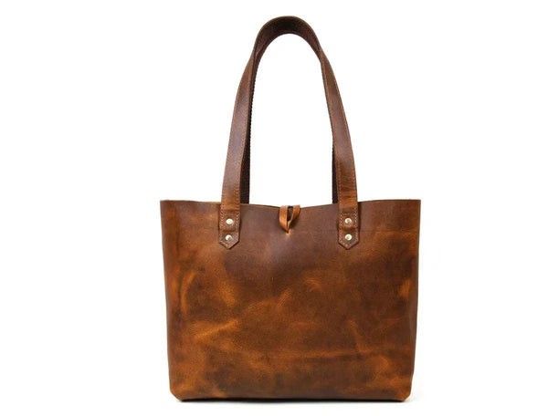 Leather Willow Tote - Gifts for You 'n Me