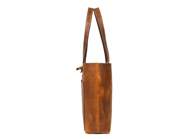 Leather Willow Tote - Gifts for You 'n Me