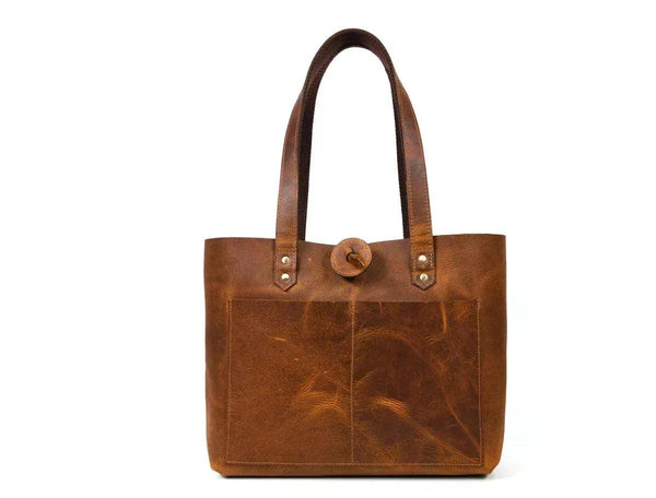 Leather Willow Tote - Gifts for You 'n Me