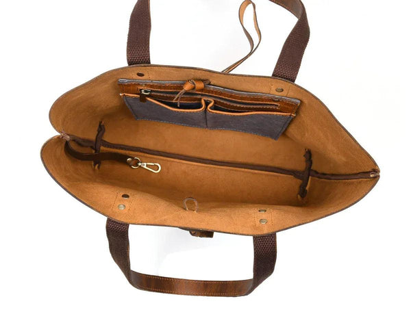Leather Willow Tote - Gifts for You 'n Me