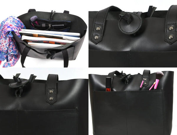 Leather Willow Tote - Gifts for You 'n Me