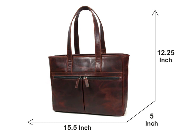 Manhattan - Leather Tote - Gifts for You 'n Me