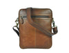 Ottawa Leather Crossbody Messenger Bag -  Brown