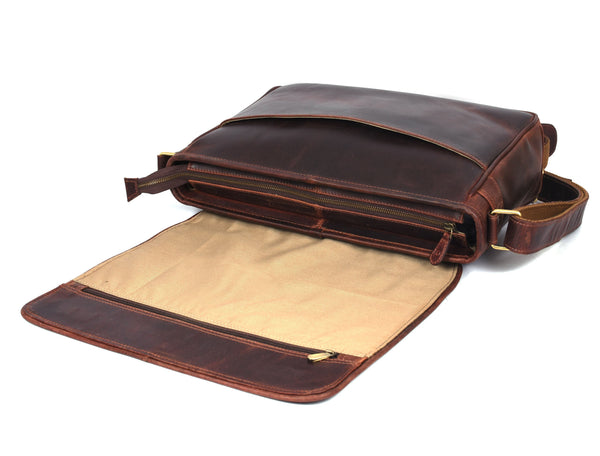 Voyager  Leather Briefcase Bag (  MB-150 )