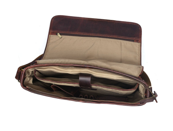 Voyager  Leather Briefcase Bag (  MB-150 )